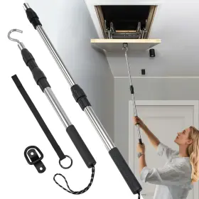 8762 PUXAAJAO Attic Down Hook Rod Ladder