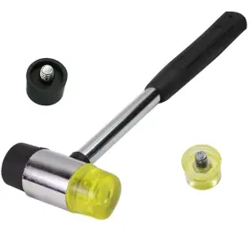 1A2XCHUI QPINGH Rubber Mallet Hammer Double Faced Sma