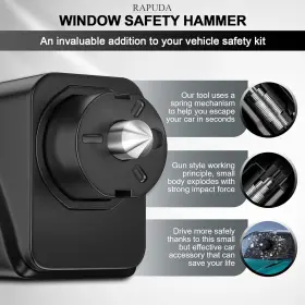 Rapuda-cutter RAPUDA Window Breaker Seatbelt Glass Seat Belt #3