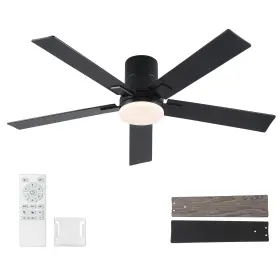 DY1175X-5B-52 RAYQUEEN Ceiling Fan Lights Remote Reversible