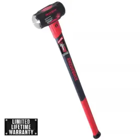 445050979969 RAZOR-BACK Sledge Hammer Fiberglass Handle Steel
