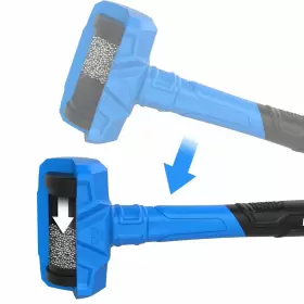 669356637652 REAL STEEL Blow Hammer Carbon Core Handle Resi #2