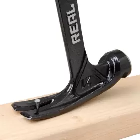 696565653418 REAL STEEL Forged Milled Framing Hammer Claw #2