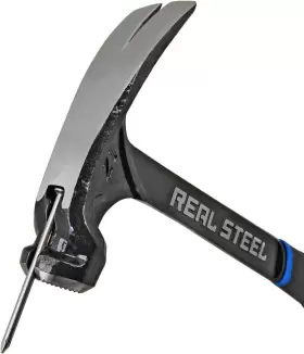 696565653418 REAL STEEL Forged Milled Framing Hammer Claw #3