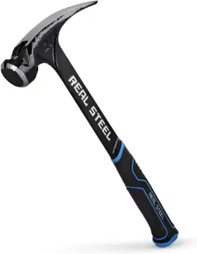 696565653418 REAL STEEL Forged Milled Framing Hammer Claw