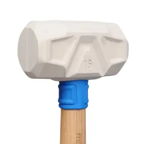 767615192642 REAL STEEL Rubber Mallet Hammer Hickory Wood #2