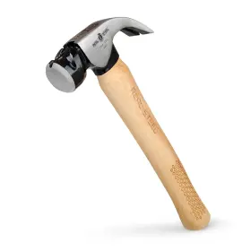 767615192659 REAL STEEL Magnetic Head Curved Claw Hammer Wood