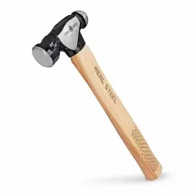767615192680 REAL STEEL Ball Peen Hammer Hickory Wood Handle