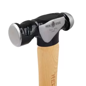 767615192697 REAL STEEL Ball Peen Hammer Hickory Wood Handle #2