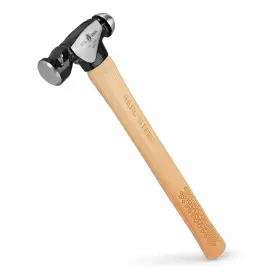 767615192697 REAL STEEL Ball Peen Hammer Hickory Wood Handle