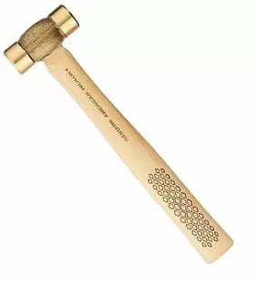767615192734 REAL STEEL Solid Nonsparking Hammer Hickory Wood #2