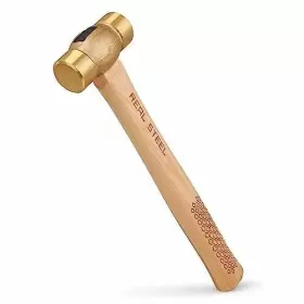 767615192734 REAL STEEL Solid Nonsparking Hammer Hickory Wood