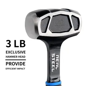 767615195988 REAL STEEL Drilling Sledge Hammer Forged Shock #2