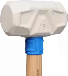 313052054052 REAL STEEL INC Rubber Mallet Hammer Hickory Wood #2