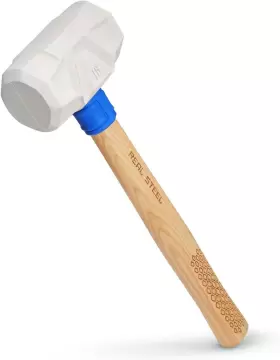313052054052 REAL STEEL INC Rubber Mallet Hammer Hickory Wood