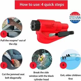 630932101355 RESQME Family Pack Emergency Keychain Car Escape #3