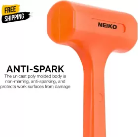 02848A RIDGEROCK TOOLS INC Neiko Blow Hammer Neon Unibody Gri #3