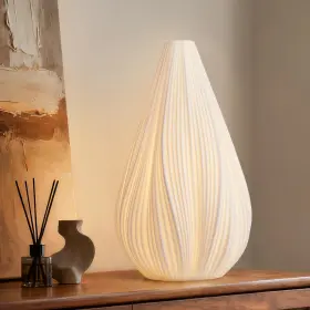 11R2176-1 RONDURE Ceramic Table Lamp Dimmable Lighting