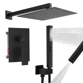 00020 RUMOSE Bk Rainfall Shower Square Head Handheld