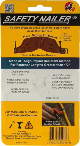 860000029018 SAFETY NAILER Finish Nails Screws Staples #2