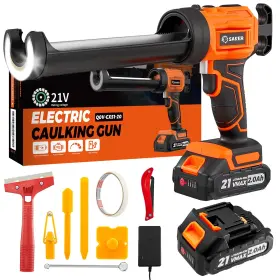 S-Q0V-CX51-20 SAKER Cordless Electric Caulking Gun Speeds Led