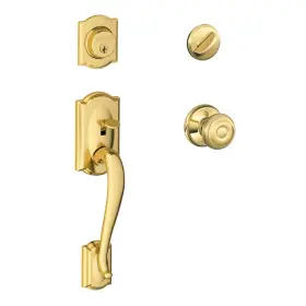 F60-CAM-605-GEO SCHLAGE Handleset Single Cylinder Camelot