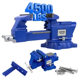 86554 SEDY Bench Vise Clamping Force Anvil Swivel Base