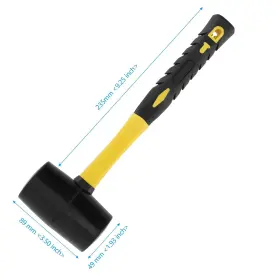 785912322760 SEHOI Rubber Mallet Hammer Slip Handle #2
