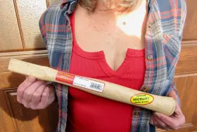 LK-300-08 SEYMOUR Nos Claw Hammer Handle Hickory Link