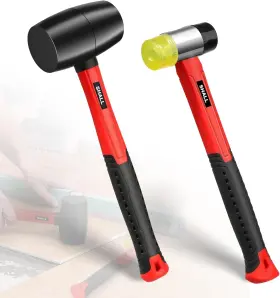 SH181001EU SHALL Rubber Mallet Set Double Faced