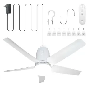 5050-30-RGB SHUNLEE Gazebo Fan Canopy Light Remote Control