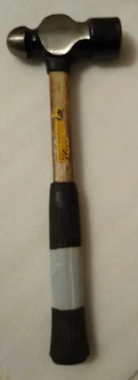 8532 SK Ball Peen Hammer Fiberglass Grip Wood Handle #2