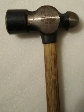 8532 SK Ball Peen Hammer Fiberglass Grip Wood Handle #3