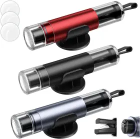 YYS642 SKINNYON Car Safety Hammer Seatbelt Cutter Transparent