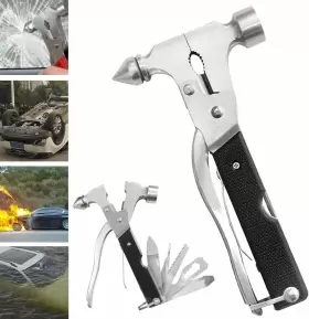 658362350402 SMOSUN Car Emergency Escape Safety Hammer Glass