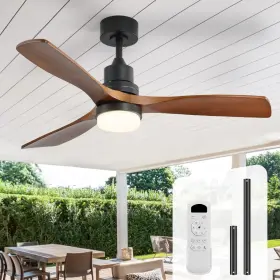 KBS-5247-AC SOFUCOR Ceiling Fan Led Light Remote Control