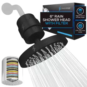 X002OPMTVD SPARKPOD Filtered Shower Head Set Reduces Chlorine