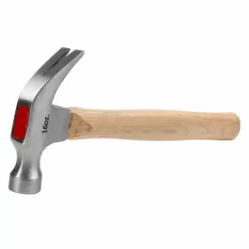 949022GNT STALWART Claw Hammer Tool Natural Wood Anti Handle #2