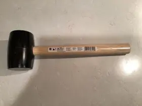 076174575224 STANLEY Rubber Mallet Hickory Handle #2
