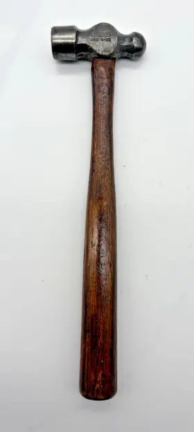 306B STANLEY Ball Peen Hammer Wood Handle Jeweler Machinist