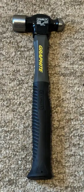 54-716 STANLEY Ball Peen Hammer Head Graphite Handle Oal