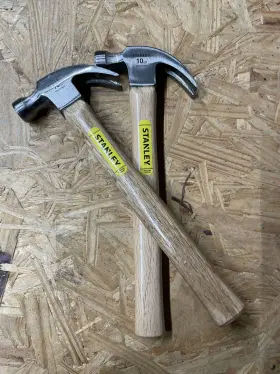 STHT51455 STANLEY Claw Hammer Steel Head Wood Handle