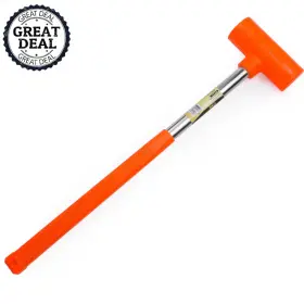 705353087929 STARK Blow Hammer Steel Handle Rubber Head Tool