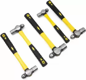 695642156460 STARK USA Ball Pein Hammer Set Fiberglass #2