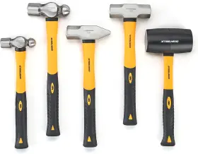 SH-HA-B5-0-1 STEELHEAD Fiberglass Handle Hammer Mallet Set
