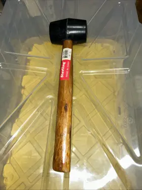 YY2001 STERLING Rubber Mallet Hammer Wood Handle