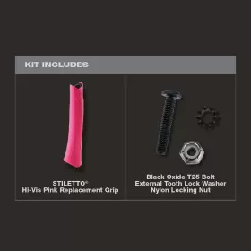 045242877355 STILETTO Personalize Hammer Vis Pink Grip #2