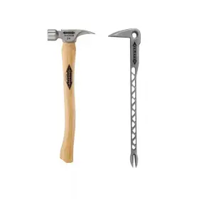 445010793710 STILETTO Titanium Hammer Curved Hickory Handle