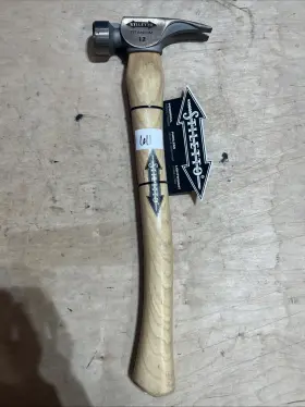 662560120040 STILETTO Titanium Hammer Curved Hickory Handle