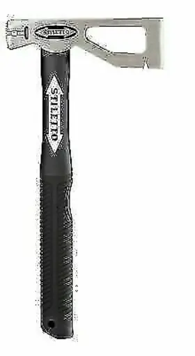 LATHAXE10F STILETTO Titanium Lathers Axe Straight Poly